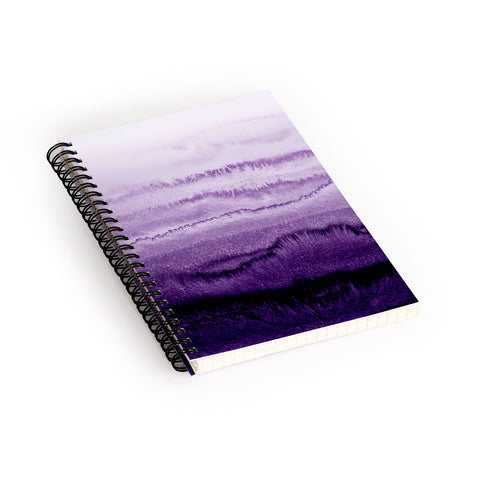 Monika Strigel WITHIN THE TIDES LAVENDER FIELDS Spiral Notebook
