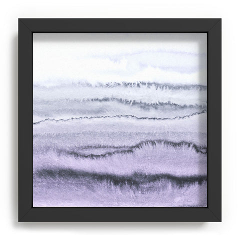 Monika Strigel WITHIN THE TIDES LILAC GRAY Recessed Framing Square
