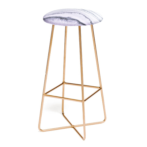 Monika Strigel WITHIN THE TIDES LILAC GRAY Bar Stool