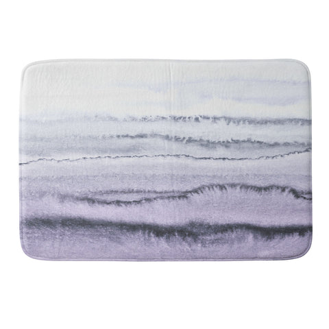 Monika Strigel WITHIN THE TIDES LILAC GRAY Memory Foam Bath Mat