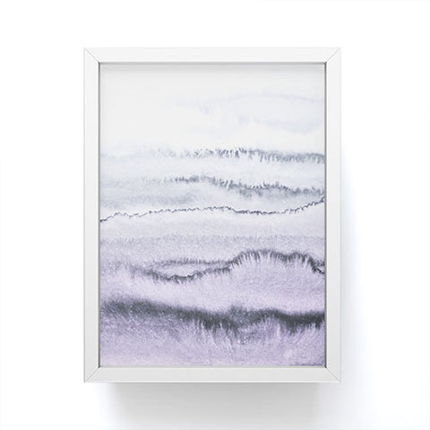 Monika Strigel WITHIN THE TIDES LILAC GRAY Framed Mini Art Print