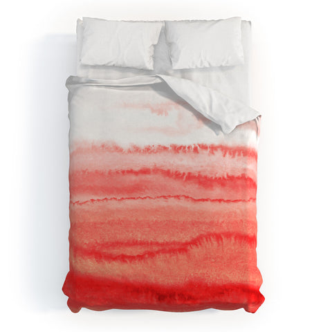 Monika Strigel WITHIN THE TIDES PEACH ECHO Duvet Cover