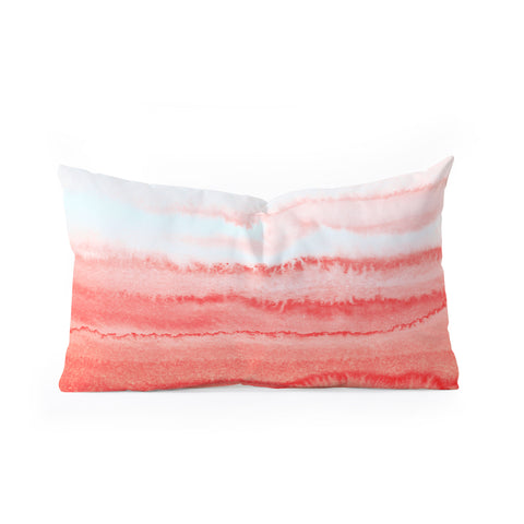 Monika Strigel WITHIN THE TIDES PEACH ECHO Oblong Throw Pillow