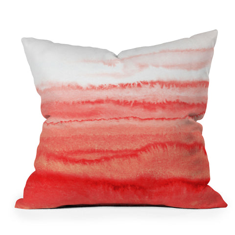 Monika Strigel WITHIN THE TIDES PEACH ECHO Throw Pillow