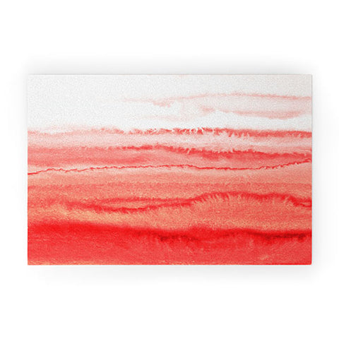 Monika Strigel WITHIN THE TIDES PEACH ECHO Welcome Mat