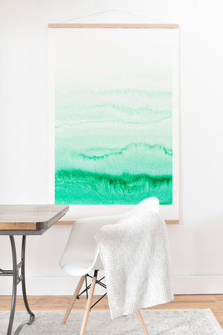 Monika Strigel WITHIN THE TIDES PISTACHIO Art Print And Hanger