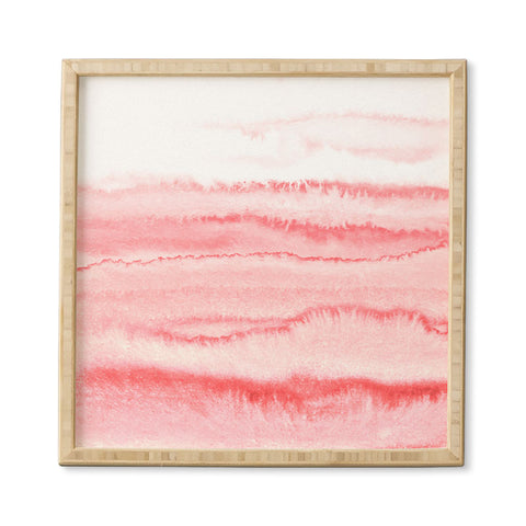 Monika Strigel WITHIN THE TIDES ROSEQUARTZ Framed Wall Art