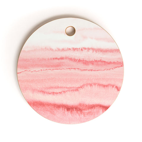 Monika Strigel WITHIN THE TIDES ROSEQUARTZ Cutting Board Round