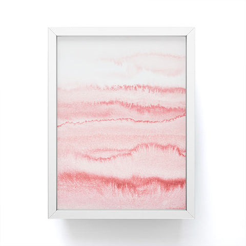 Monika Strigel WITHIN THE TIDES ROSEQUARTZ Framed Mini Art Print
