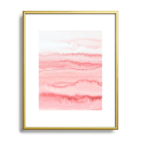 Monika Strigel WITHIN THE TIDES ROSEQUARTZ Metal Framed Art Print