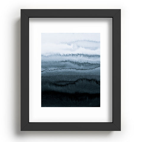 Monika Strigel WITHIN THE TIDES STORMY WEATHER GREY Recessed Framing Rectangle