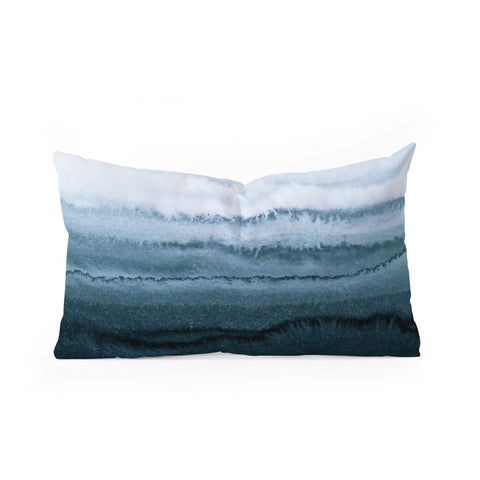 Monika Strigel WITHIN THE TIDES STORMY WEATHER GREY Oblong Throw Pillow