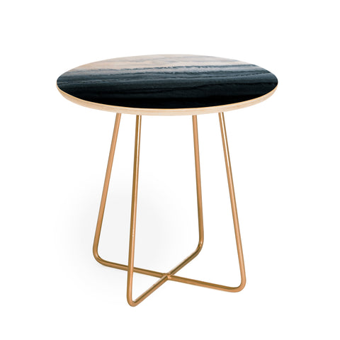 Monika Strigel WITHIN THE TIDES STORMY WEATHER GREY Round Side Table