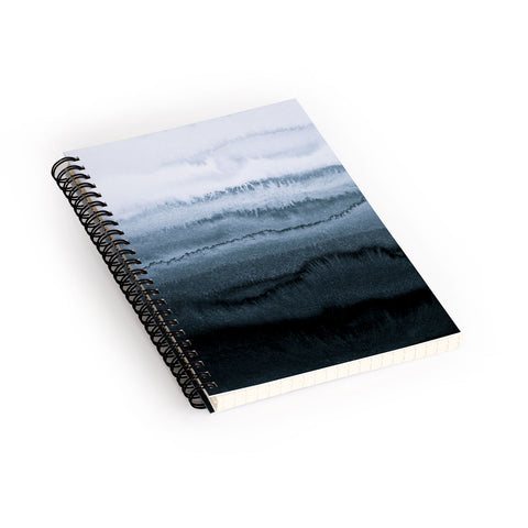 Monika Strigel WITHIN THE TIDES STORMY WEATHER GREY Spiral Notebook