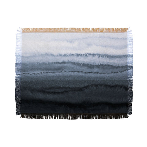 Monika Strigel WITHIN THE TIDES STORMY WEATHER GREY Throw Blanket