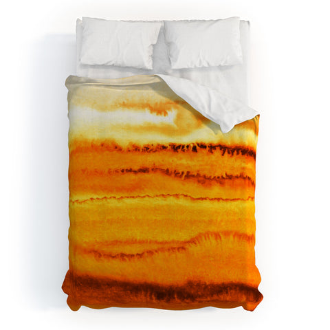 Monika Strigel WITHIN THE TIDES TURMERIK POWDER Duvet Cover