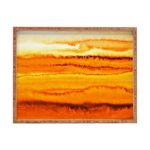 Monika Strigel WITHIN THE TIDES TURMERIK POWDER Rectangular Tray