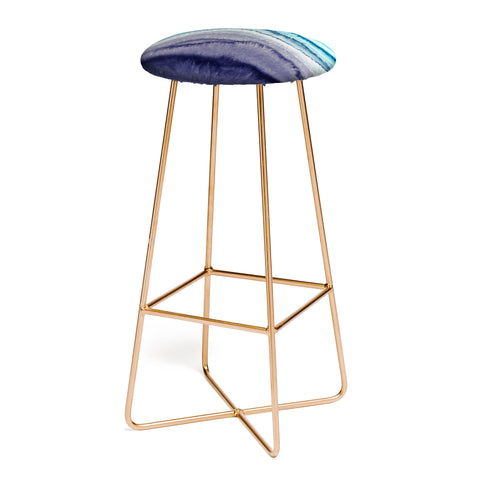 Monika Strigel WITHIN THE TIDES WINTER SKIES Bar Stool