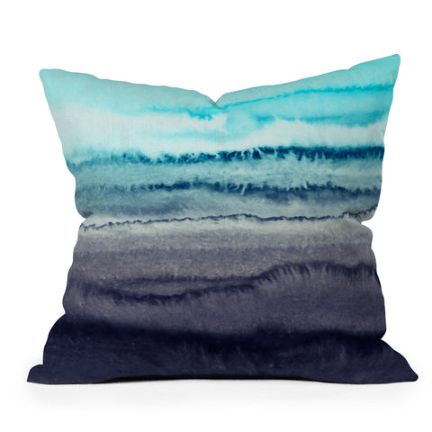 Monika Strigel WITHIN THE TIDES WINTER SKIES Throw Pillow