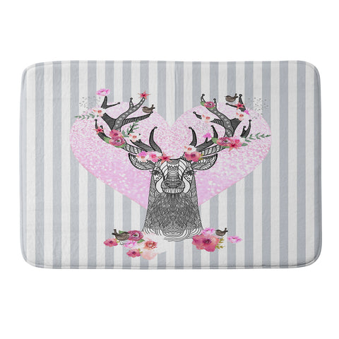 Monika Strigel Young Love Memory Foam Bath Mat