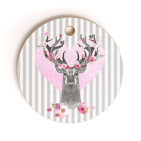 Monika Strigel Young Love Cutting Board Round