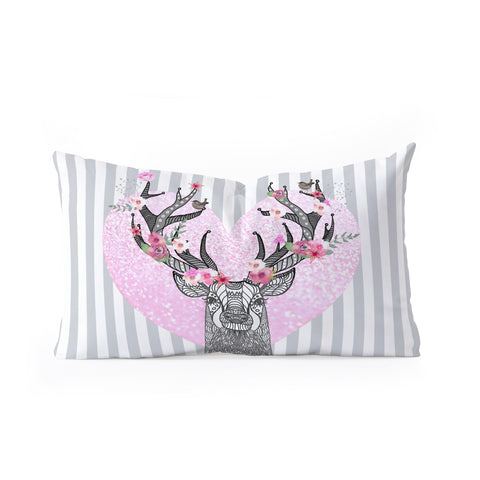 Monika Strigel Young Love Oblong Throw Pillow