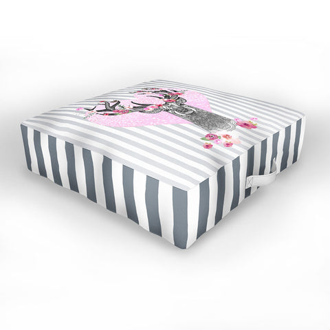 Monika Strigel Young Love Outdoor Floor Cushion