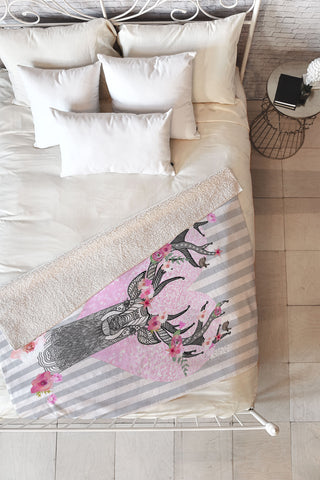 Monika Strigel Young Love Fleece Throw Blanket