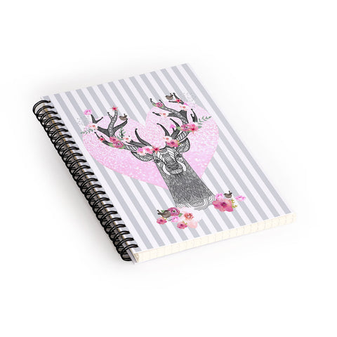 Monika Strigel Young Love Spiral Notebook