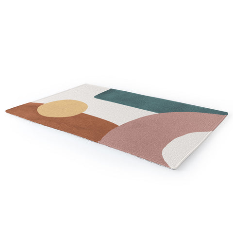 MoonlightPrint Abstract Earth 11 Painted Area Rug