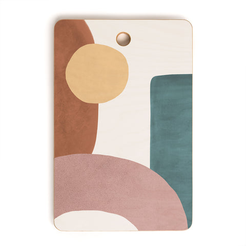 MoonlightPrint Abstract Earth 11 Painted Cutting Board Rectangle