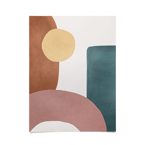 MoonlightPrint Abstract Earth 11 Painted Poster