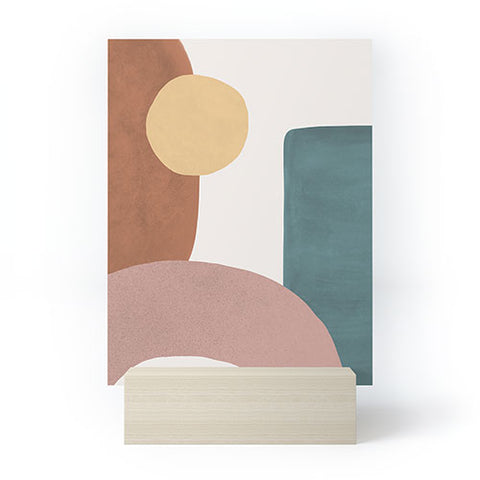 MoonlightPrint Abstract Earth 11 Painted Mini Art Print