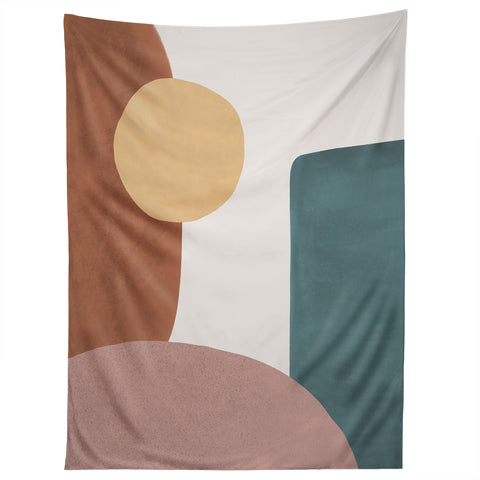 MoonlightPrint Abstract Earth 11 Painted Tapestry