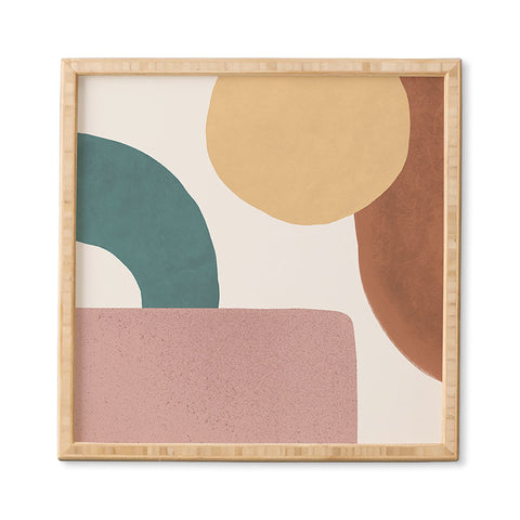 MoonlightPrint Abstract Earth 12 Painted Framed Wall Art