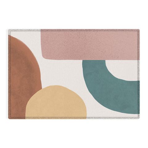 MoonlightPrint Abstract Earth 12 Painted Outdoor Rug