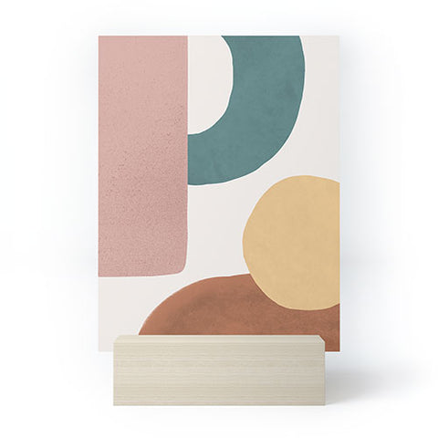 MoonlightPrint Abstract Earth 12 Painted Mini Art Print