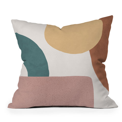 MoonlightPrint Abstract Earth 12 Painted Throw Pillow