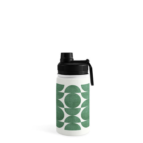 MoonlightPrint Green Retro Scandinavian Water Bottle