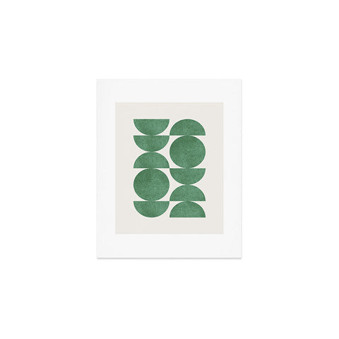 MoonlightPrint Green Retro Scandinavian Art Print