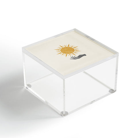 MoonlightPrint Sunburst Hand Acrylic Box
