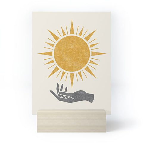 MoonlightPrint Sunburst Hand Mini Art Print