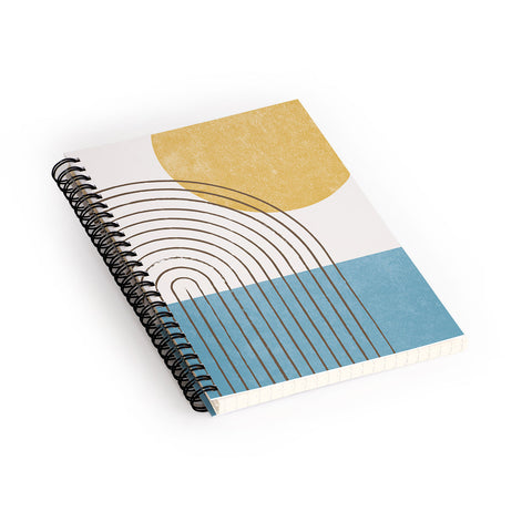 MoonlightPrint Sunny ocean Spiral Notebook