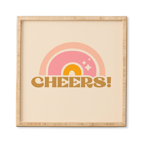 Morgan Elise Sevart cheery cheers Framed Wall Art