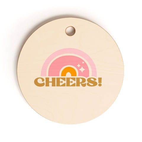 Morgan Elise Sevart cheery cheers Cutting Board Round