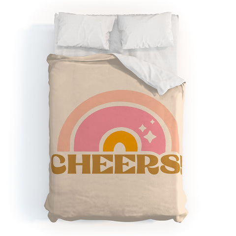 Morgan Elise Sevart cheery cheers Duvet Cover