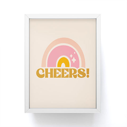 Morgan Elise Sevart cheery cheers Framed Mini Art Print