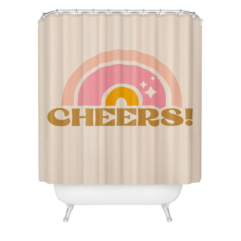 Morgan Elise Sevart cheery cheers Shower Curtain