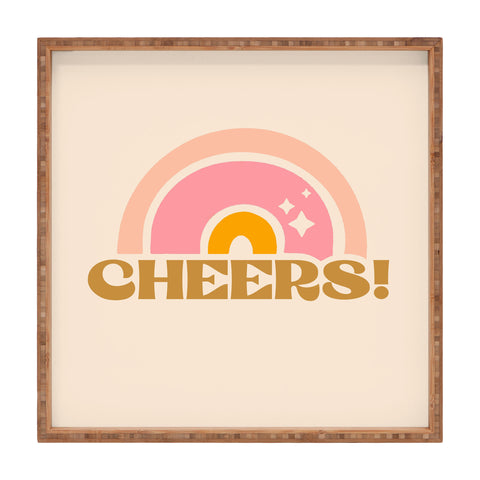 Morgan Elise Sevart cheery cheers Square Tray
