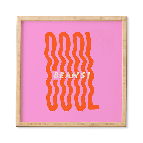 Morgan Elise Sevart cool beans Framed Wall Art